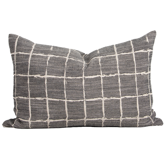 Johnson rectangle cushion cover 40 x 60cm black