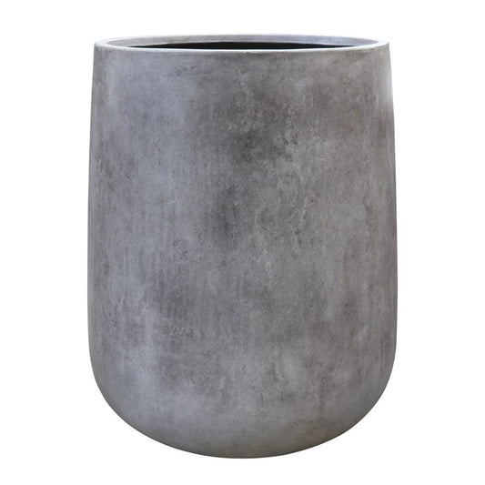 Karamea rounded concrete planter cement