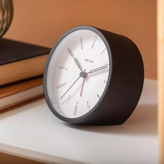 Karlsson belle alarm clock black