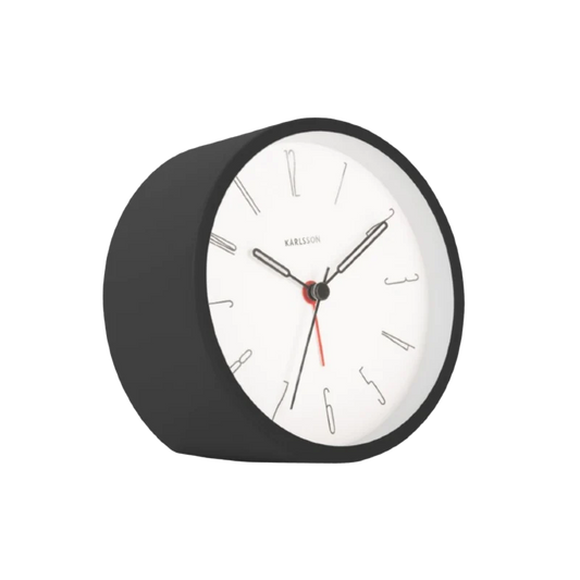 Karlsson belle alarm clock black