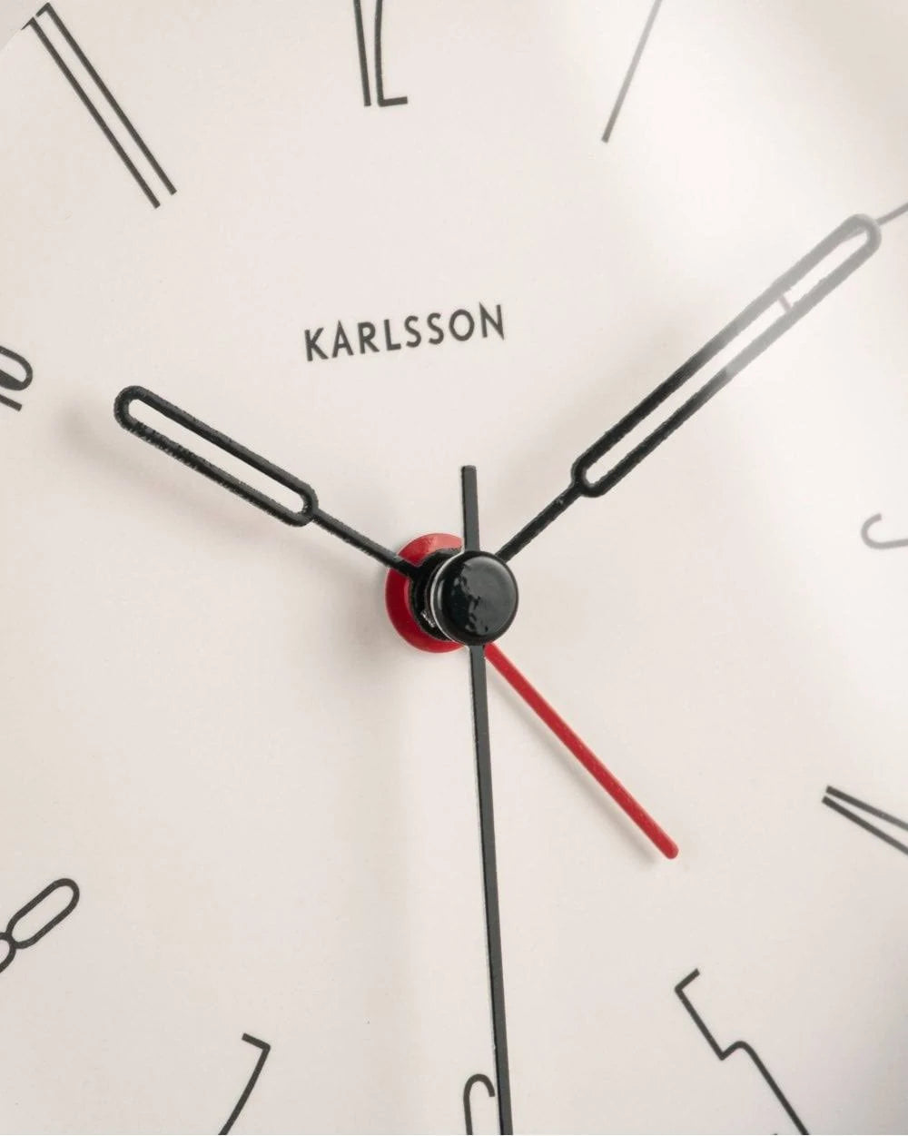 Karlsson belle alarm clock white