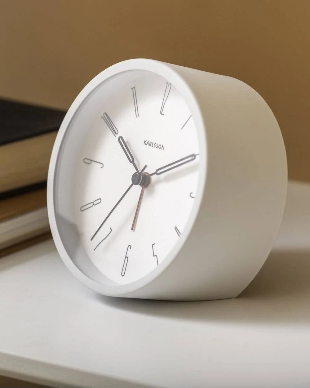 Karlsson belle alarm clock white
