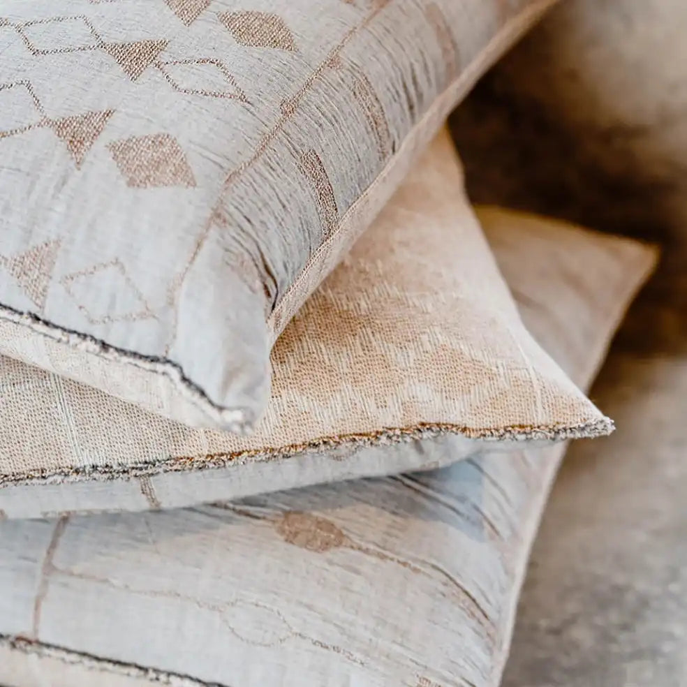 Kasumi reversible jacquard weave cushion cover 50cm