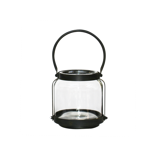 Glass cabin lantern 32cm