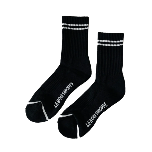 Le Bon Boyfriend socks noir