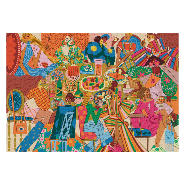 Ladies who lunch 1000-piece jigsaw puzzle