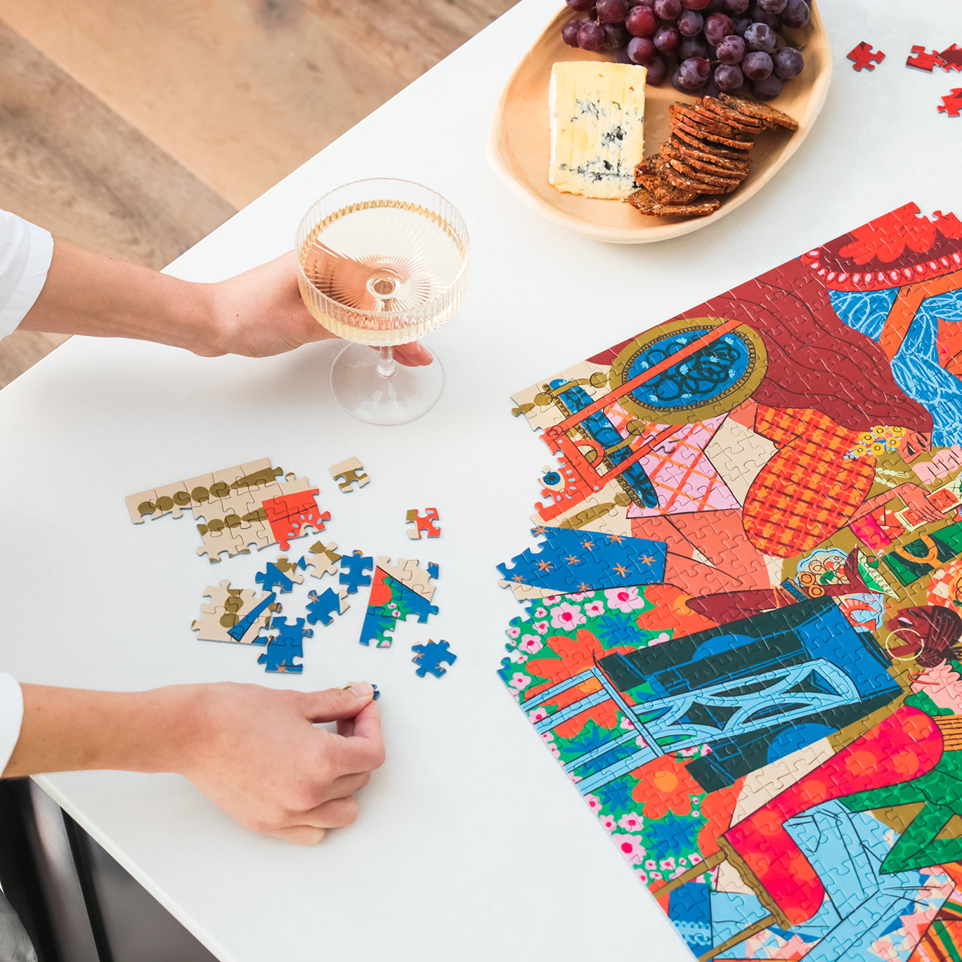 Ladies who lunch 1000-piece jigsaw puzzle