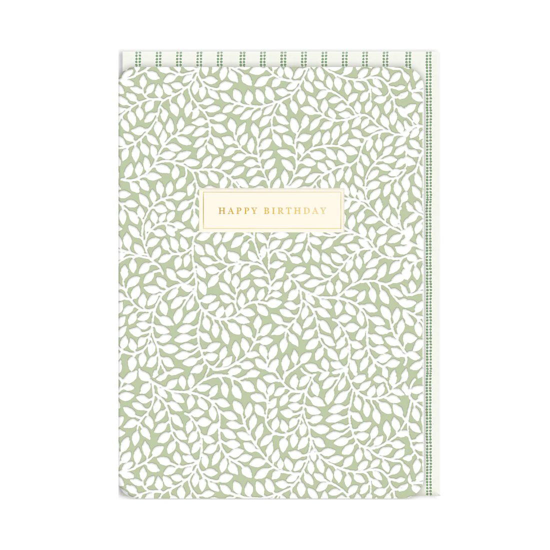 Laura Ashley little vines embossed birthday card