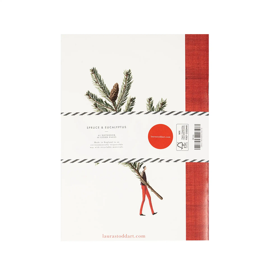 Laura Stoddart A5 notebook spruce & eucalyptus