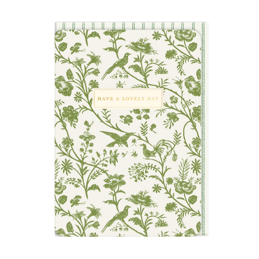 Laura Ashley embossed have a lovely day card