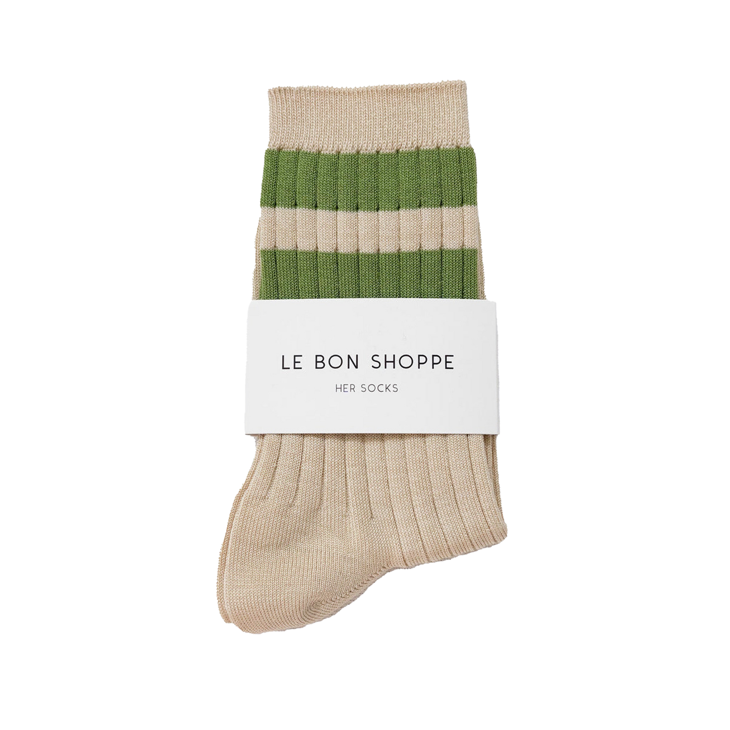 Le Bon Shoppe her varsity socks pear stripe