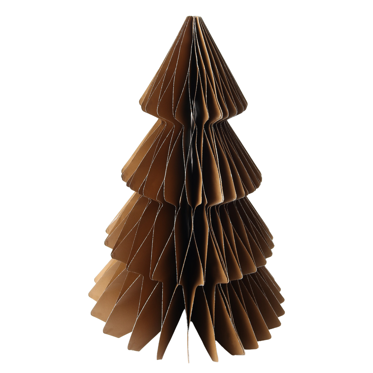 Le Papier Xmas tree gold with silver edge 40cm