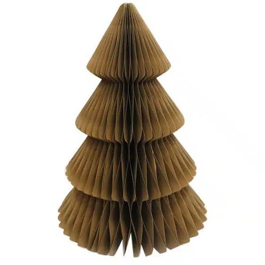 Le Papier Xmas tree gold 40cm