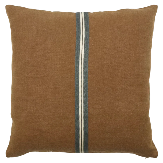 Miles Belgian linen cushion cover oak 50cm