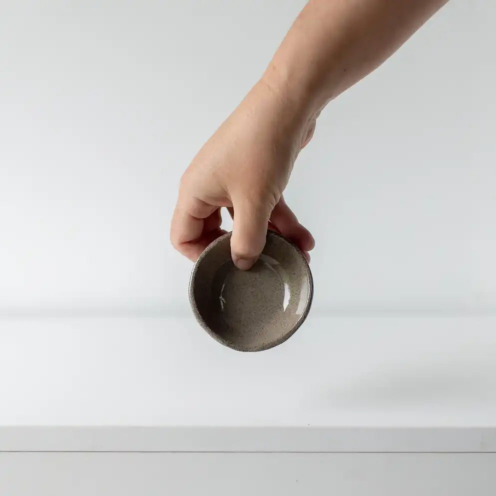 Lil ceramics salt bowl 8cm granite