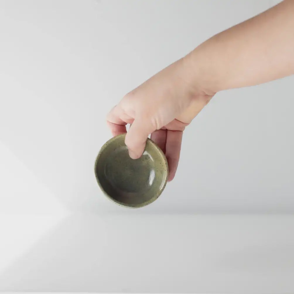Lil ceramics salt bowl 8cm kelp
