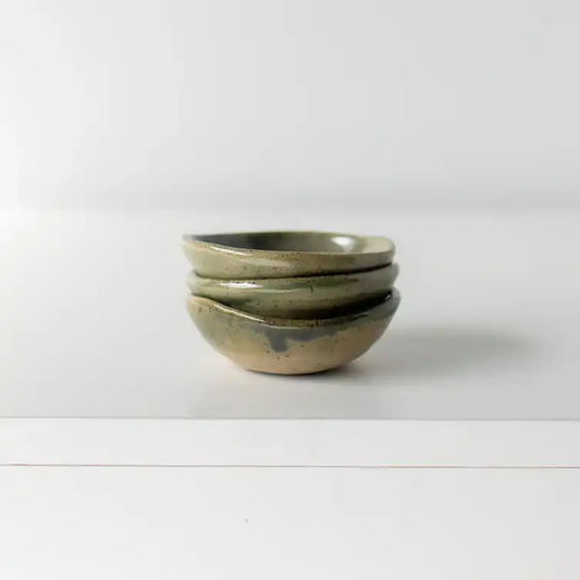 Lil ceramics salt bowl 8cm kelp
