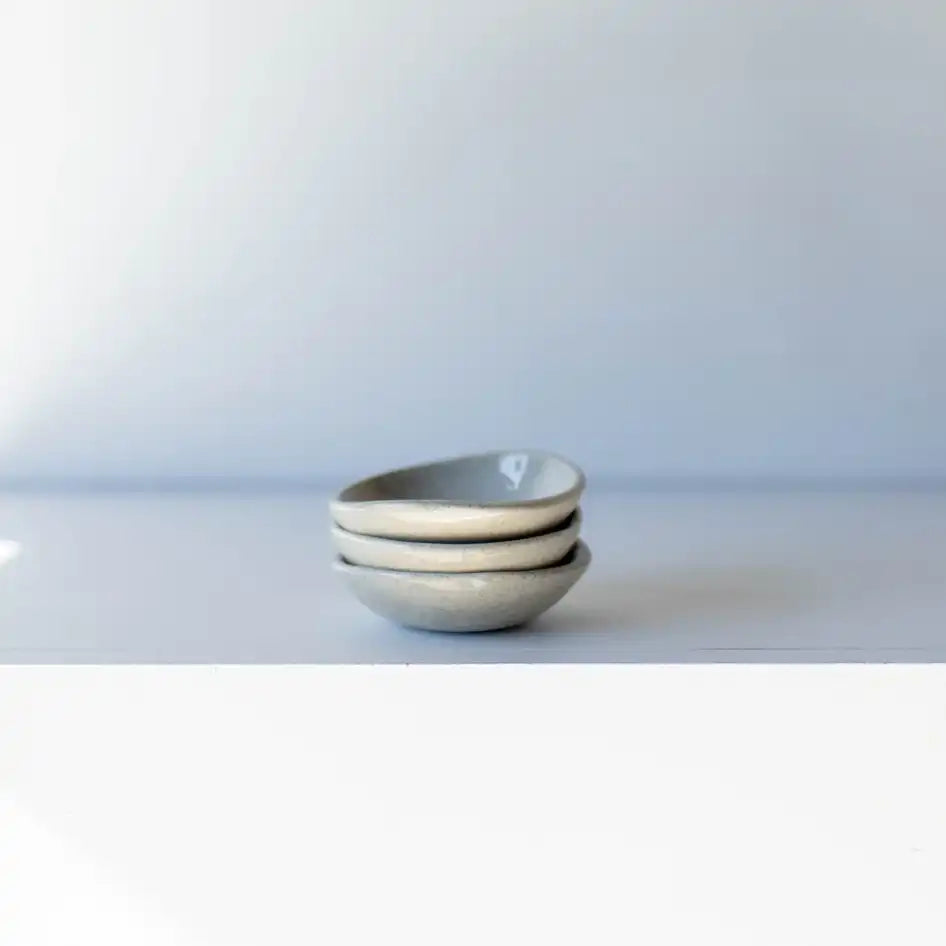 Lil ceramics salt bowl 8cm sandstone