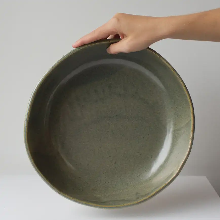 Lil ceramics serving bowl 30cm kelp