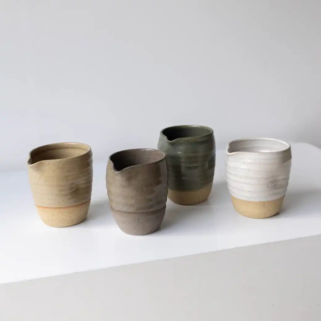 Lil ceramics small jug 10cm kelp
