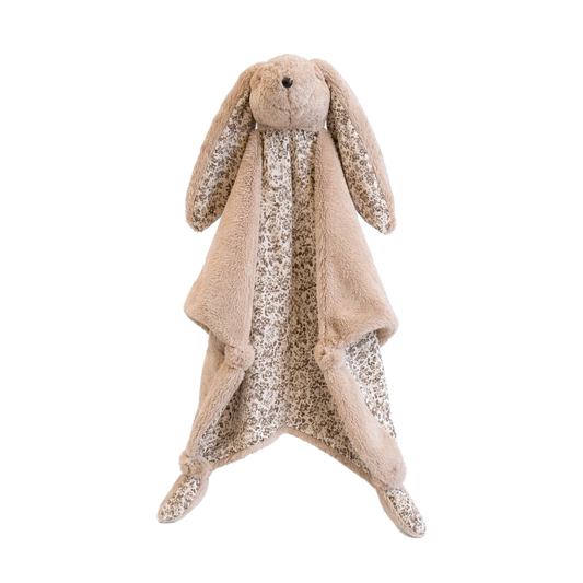Alfie knitted bunny comforter