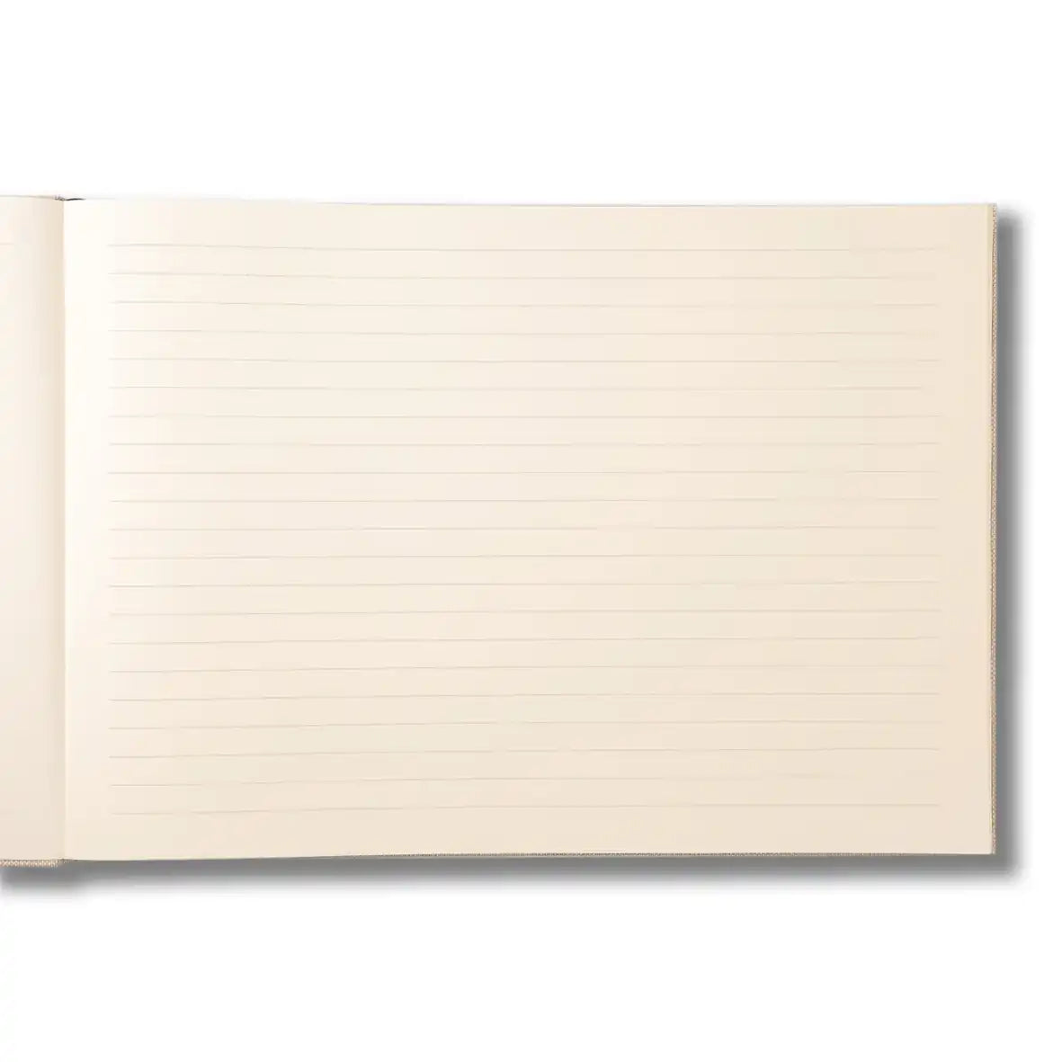 Linen Guest Book natural