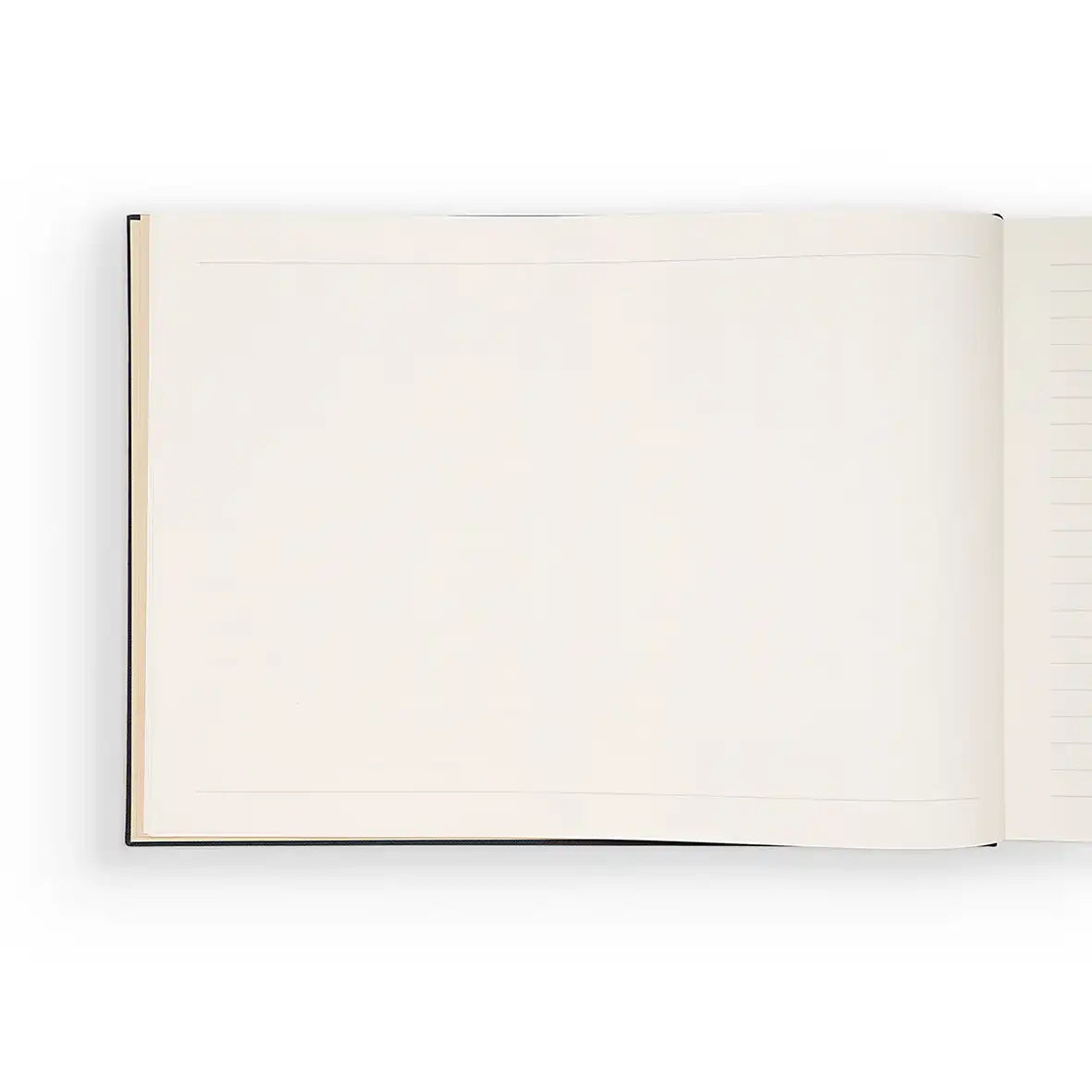 Linen Guest Book natural