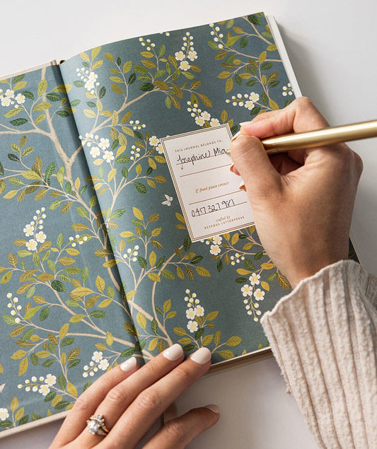 Linen bound journal desert sand (lined pages)