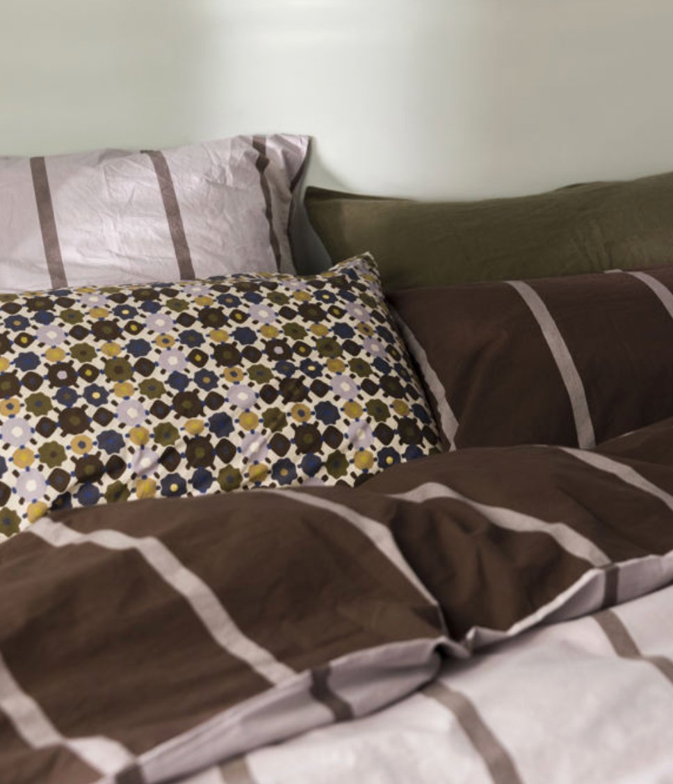 Lisbon cotton pillowcase pair pansy