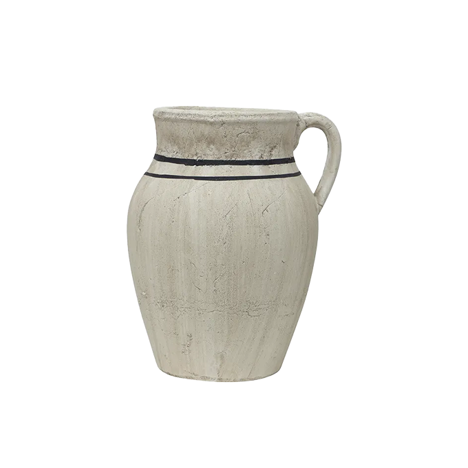 Lisbon rustic terracotta jug small 20cm