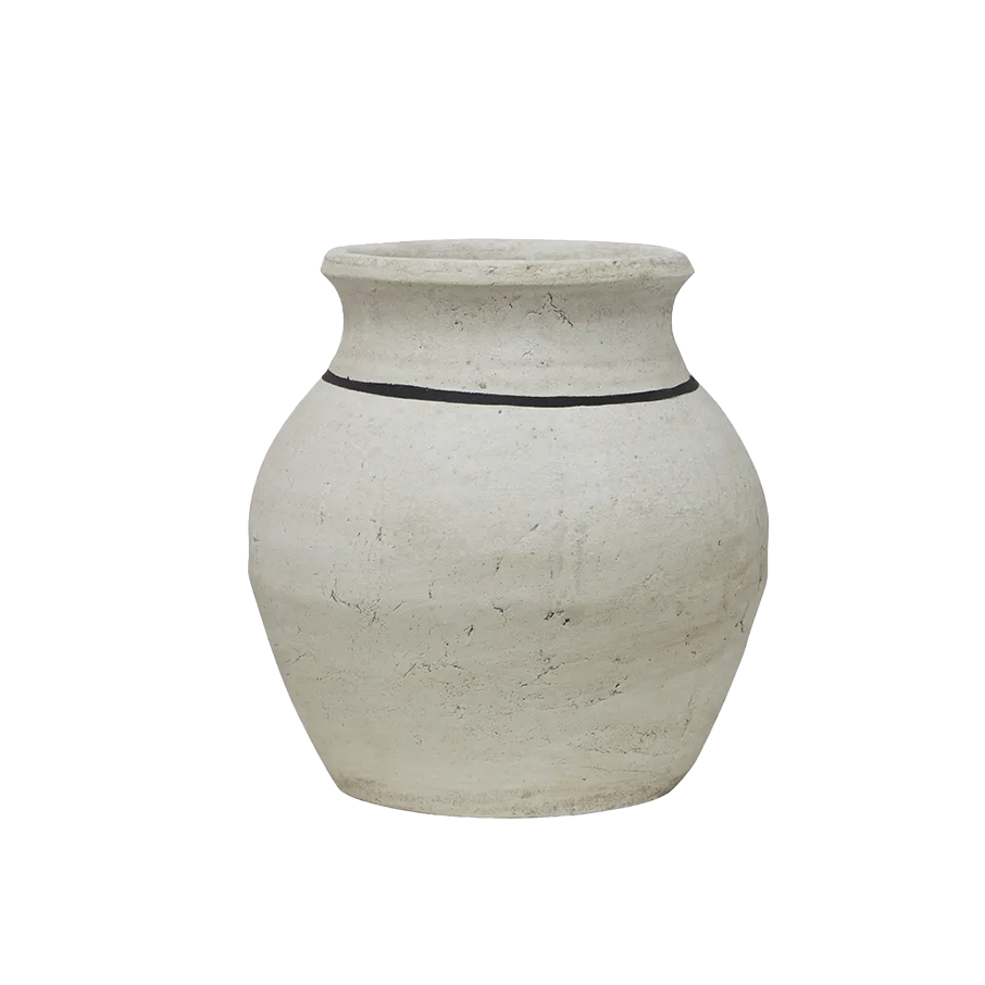 Lisbon rustic terracotta pot 22cm