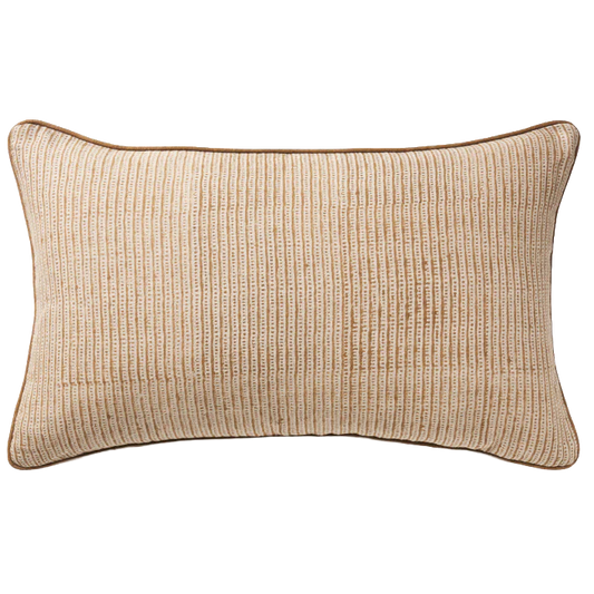 Lottie linen rectangle cushion cover bronze 65 x 40cm