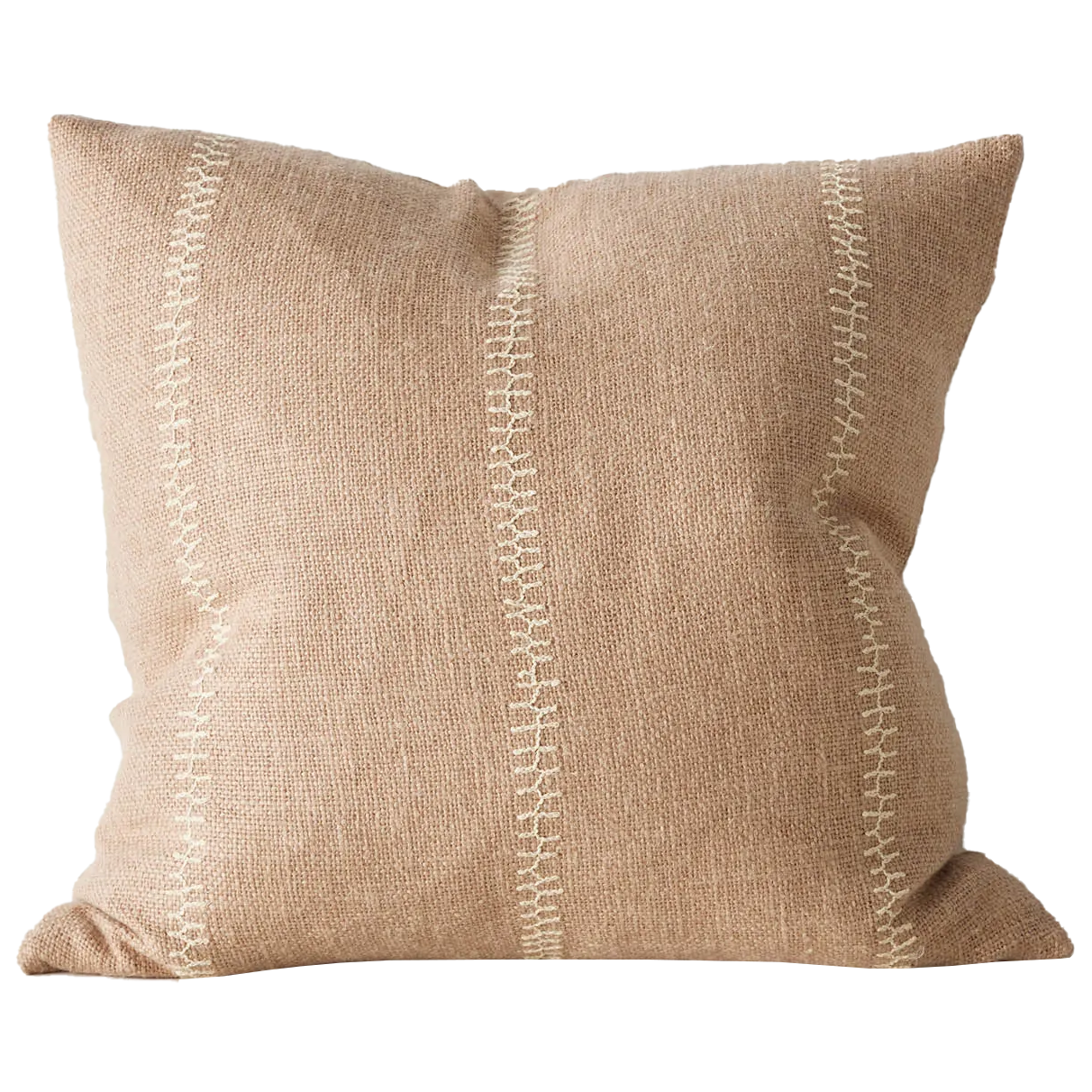 Maddalena embroidered cushion cover biscotti 50cm