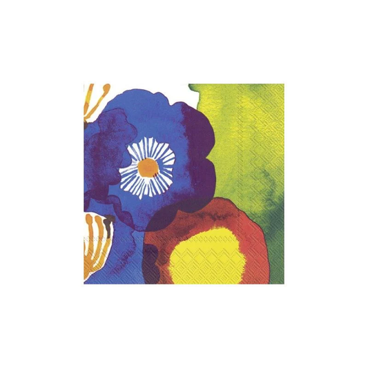 Marimekko juha cocktail paper napkins set of 20 floral multi