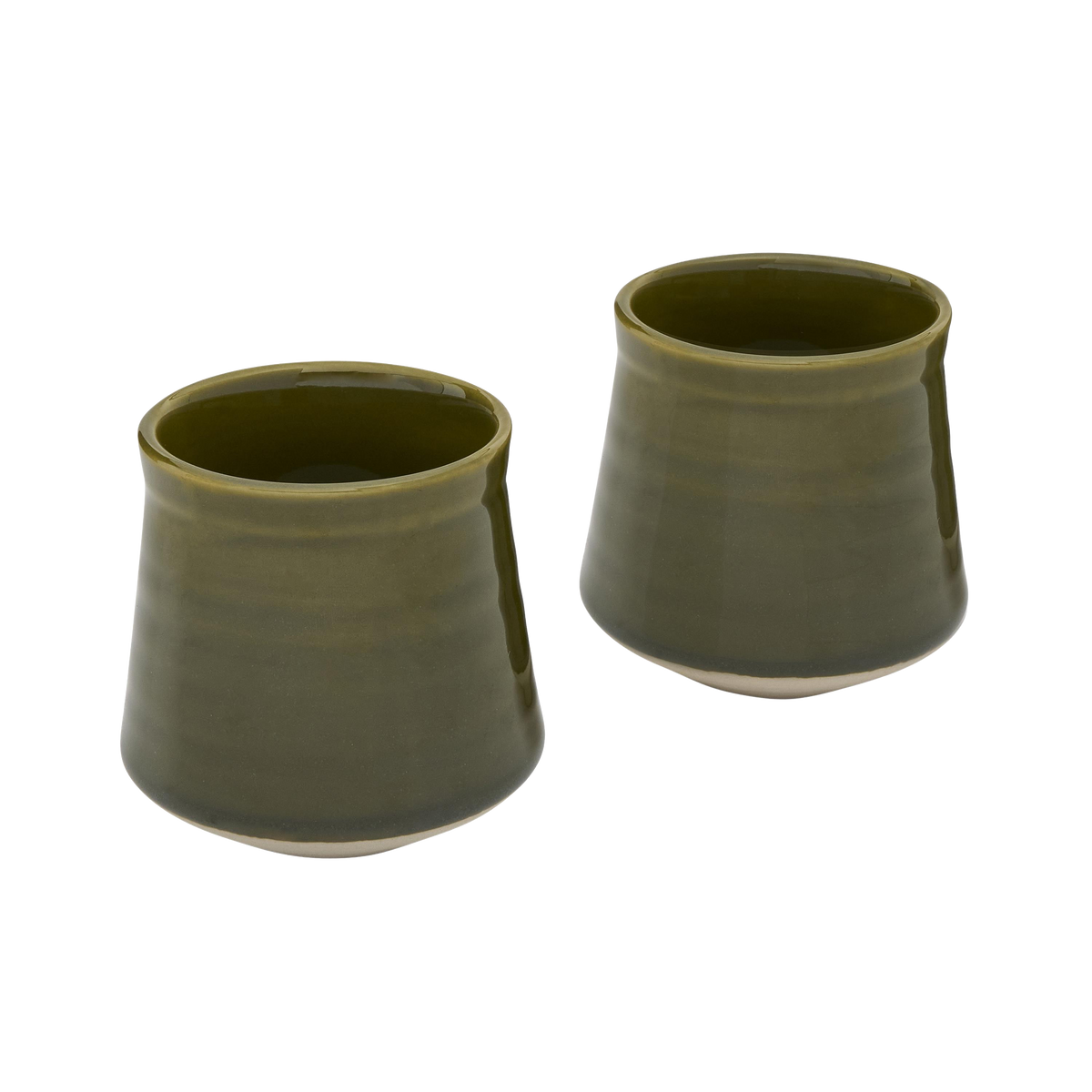Matcha latte cups set of two