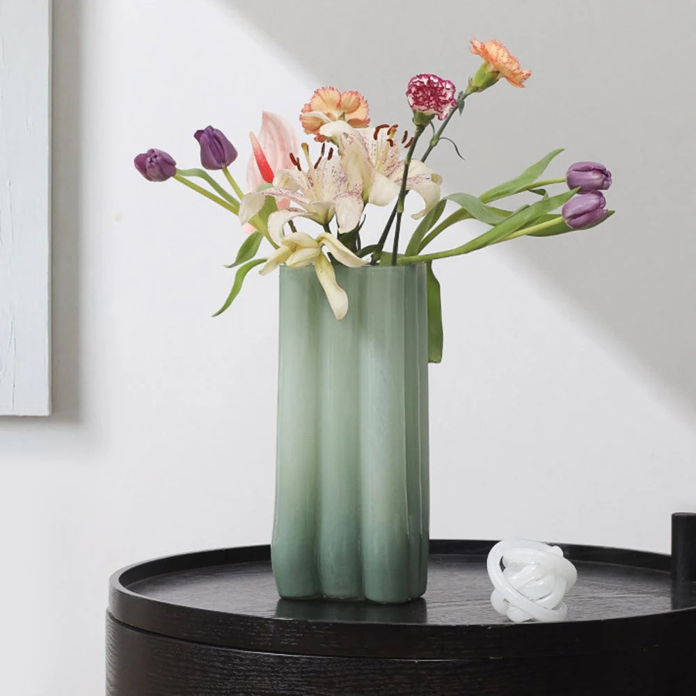 Matilda glass vase green 32cm