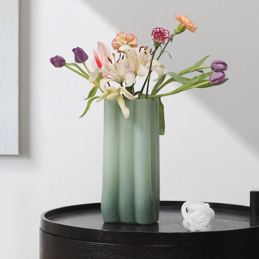 Matilda glass vase green 32cm