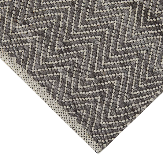Weave Matterhorn wool rug tar 200 x 300cm