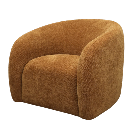 Maxwell swivel chair ginger