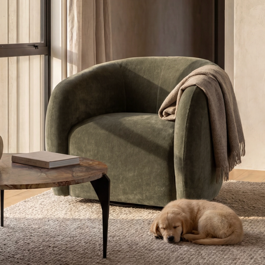 Maxwell swivel chair moss