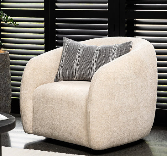 Maxwell swivel chair natural