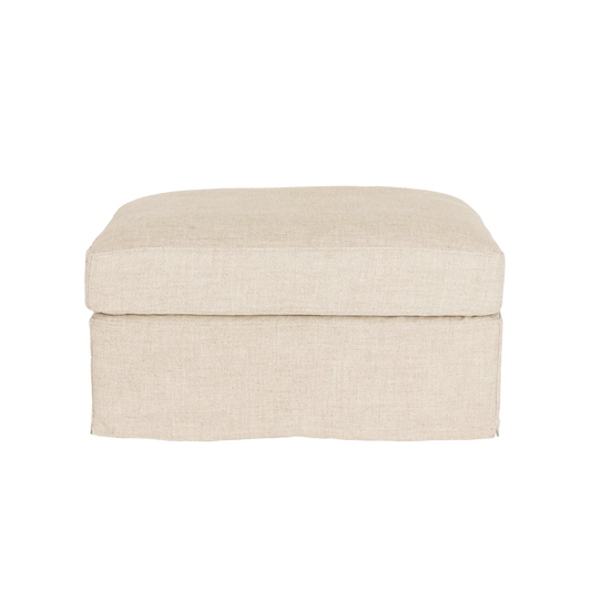Melba linen ottoman salt & pepper