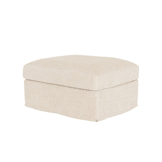 Melba linen ottoman salt & pepper
