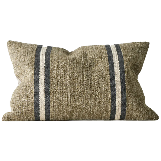 Mila textured cushion cover 40 x 60cm forest