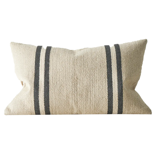 Mila textured cushion cover 40 x 60cm oyster
