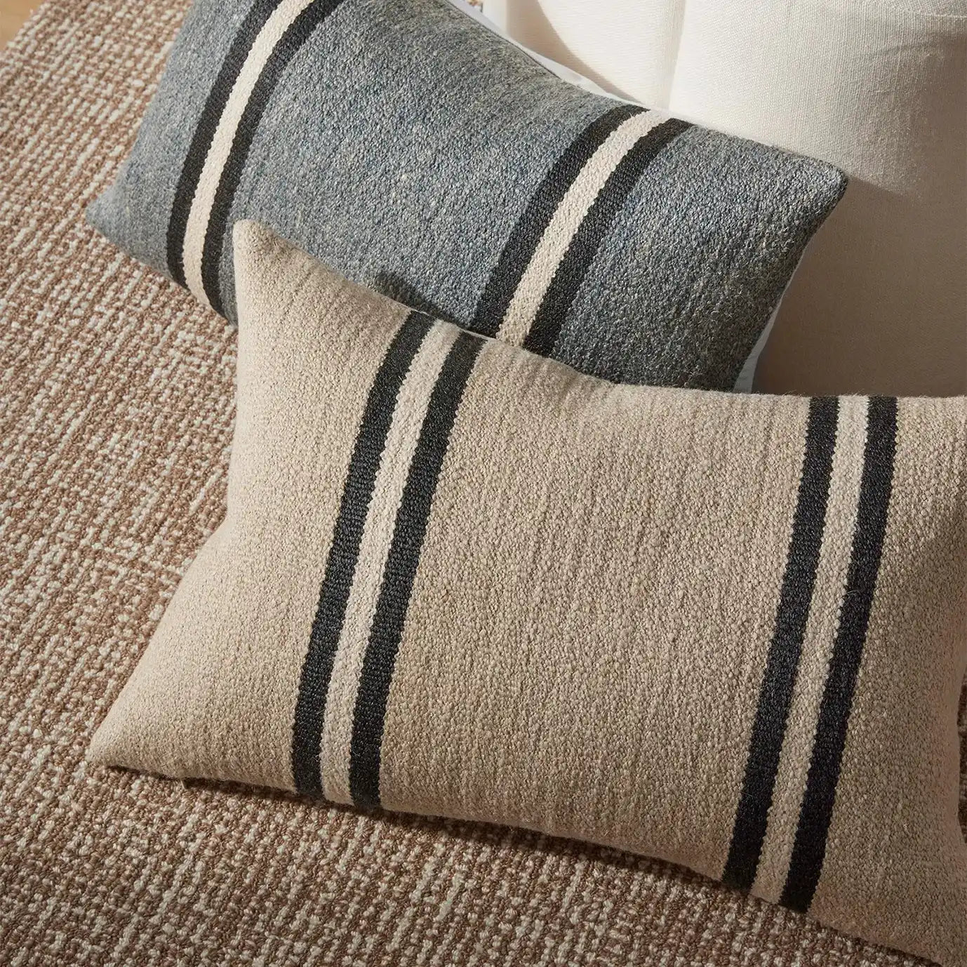 Mila textured cushion cover 40 x 60cm oyster