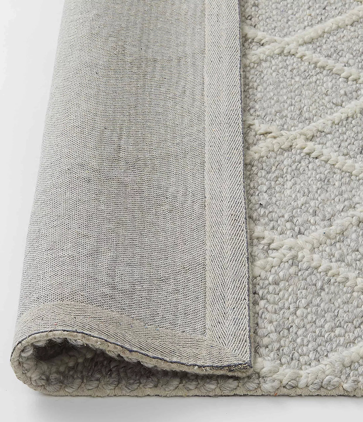 Mitre wool rug feather 200 x 300cm – green with envy nz