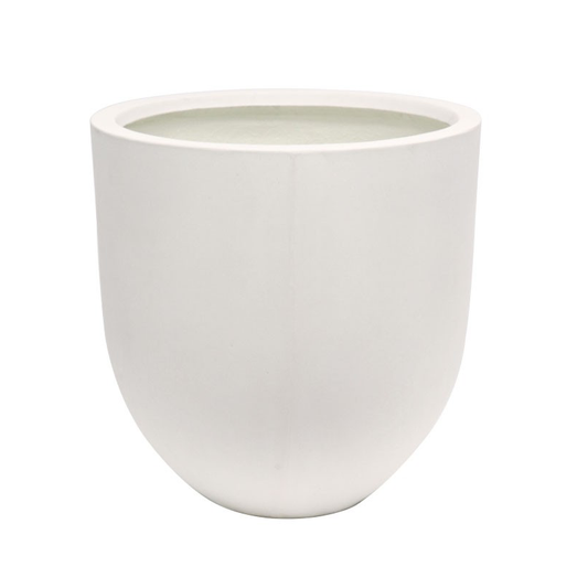 Mohaka large concrete planter white