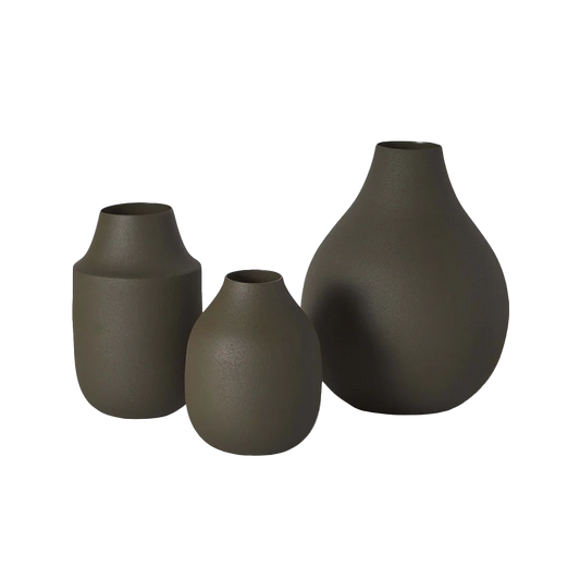 Mona vase olive 18cm
