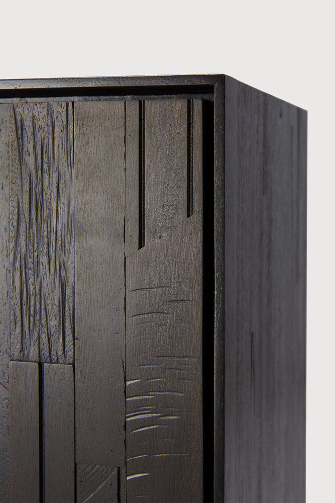 Mosaic teak 3-door sideboard 170cm